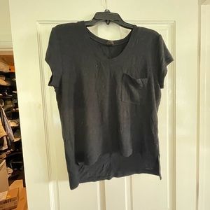 Black shirt. Very comfy